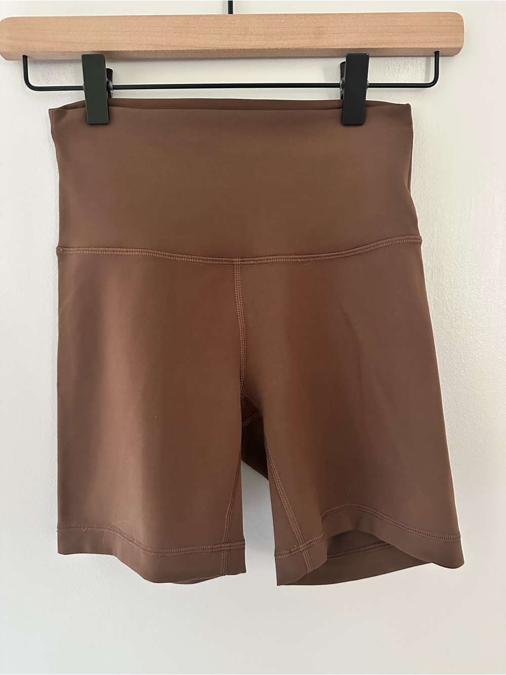Lululemon Align High-Rise Chocolate Brown 6” Buttery Soft Bike Shorts